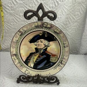 Vintage Royal Doulton “The Admiral” Decorative Plate | England
